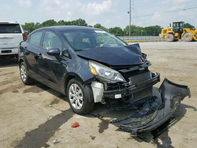 KNADM4A34D6098939 - 2013 KIA RIO LX BLACK photo 1