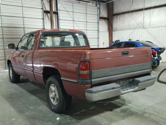 3B7HC13Z5TG142693 - 1996 DODGE RAM 1500 BROWN photo 3