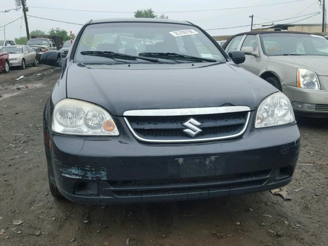 KL5JD56Z98K958734 - 2008 SUZUKI FORENZA BA BLACK photo 9