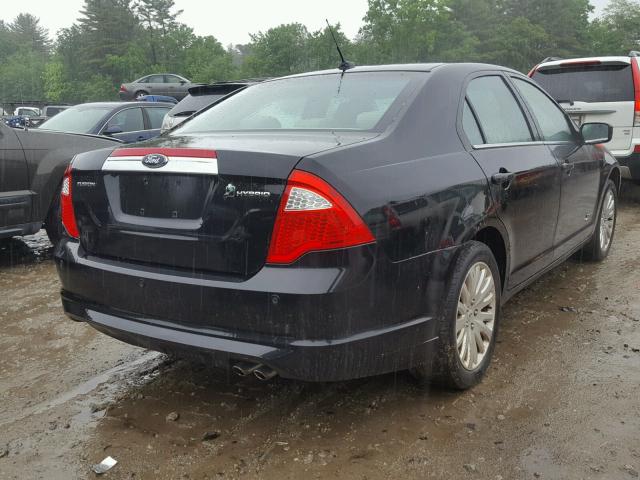 3FADP0L36AR124851 - 2010 FORD FUSION HYB BLACK photo 4