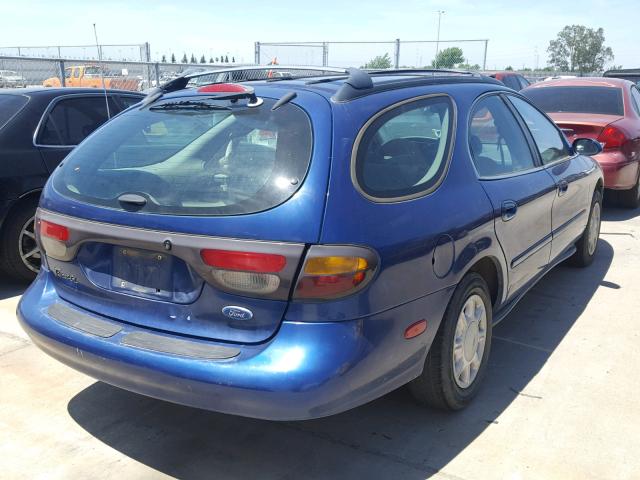 1FALP57U7TG140613 - 1996 FORD TAURUS GL BLUE photo 4