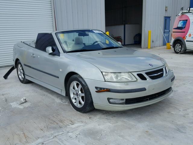 YS3FD79Y476001264 - 2007 SAAB 9-3 2.0T GRAY photo 1