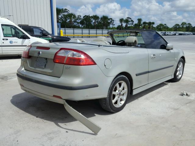 YS3FD79Y476001264 - 2007 SAAB 9-3 2.0T GRAY photo 4