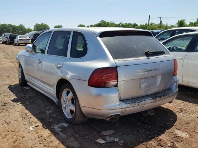 WP1AB29P35LA66427 - 2005 PORSCHE CAYENNE S SILVER photo 3