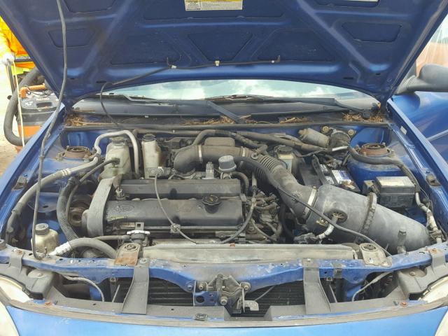 3FAKP1135XR231267 - 1999 FORD ESCORT ZX2 BLUE photo 7