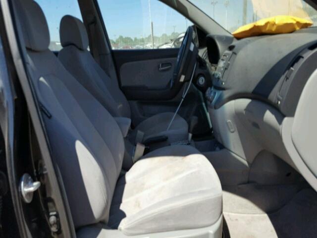 KMHDU46D18U287758 - 2008 HYUNDAI ELANTRA GL BLACK photo 5