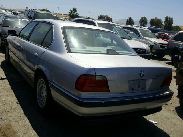 WBAGJ8321WDM21389 - 1998 BMW 740 IL SILVER photo 3