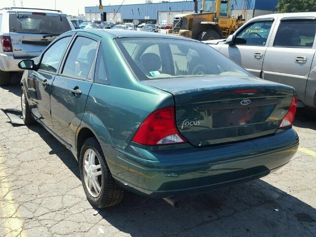 1FAFP34P81W110832 - 2001 FORD FOCUS SE/S GREEN photo 3