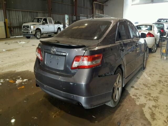 4T1BF3EKXAU010141 - 2010 TOYOTA CAMRY BASE GRAY photo 4