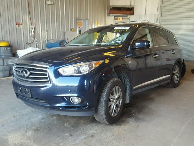 5N1AL0MN0FC553140 - 2015 INFINITI QX60 BLUE photo 2