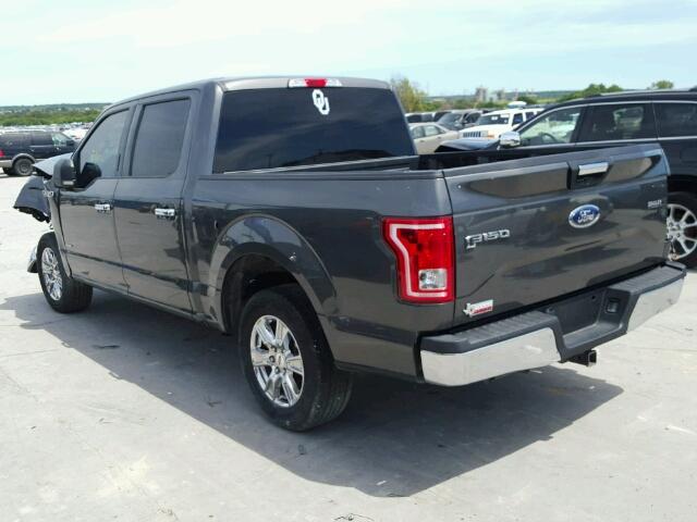 1FTEW1CP0FKD66671 - 2015 FORD F150 SUPER GRAY photo 3