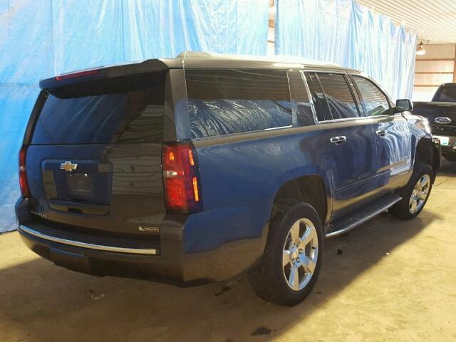 1GNSKJKC3HR159982 - 2017 CHEVROLET SUBURBAN K GRAY photo 4