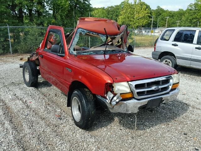 1FTYR10C3XPB68628 - 1999 FORD RANGER ORANGE photo 1