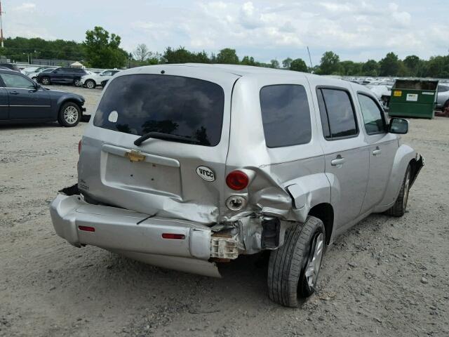 3GNDA23D18S524388 - 2008 CHEVROLET HHR LT SILVER photo 4