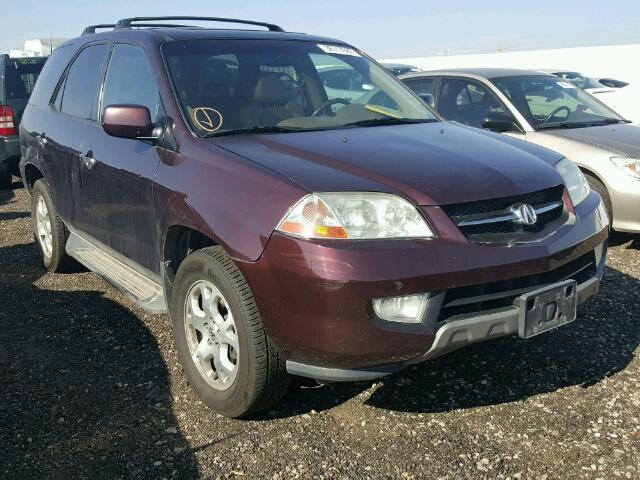 2HNYD18802H505519 - 2002 ACURA MDX TOURIN MAROON photo 1