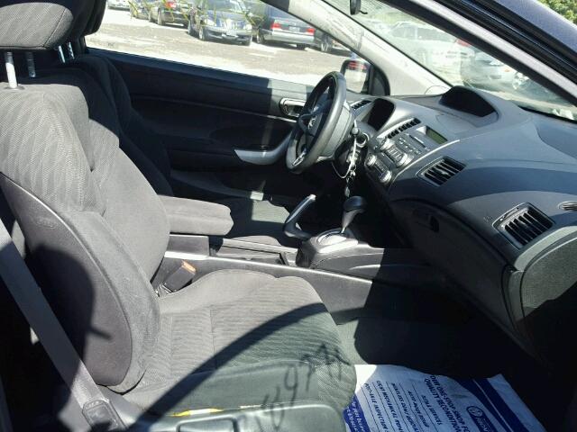 2HGFG1B80AH500995 - 2010 HONDA CIVIC EX BLACK photo 5