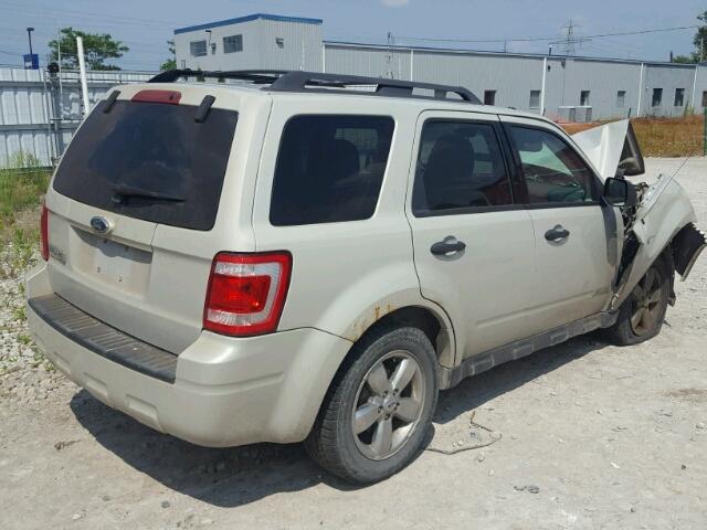 1FMCU03128KB32436 - 2008 FORD ESCAPE XLT BEIGE photo 4