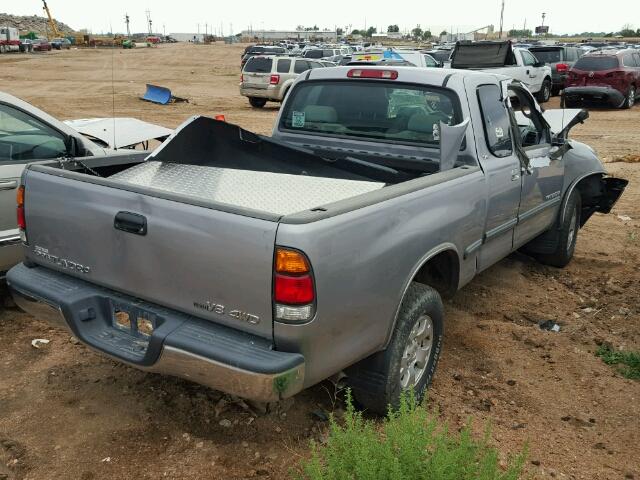 5TBBT44161S207042 - 2001 TOYOTA TUNDRA ACC SILVER photo 4