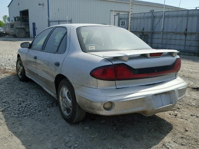 1G2JB52F947323235 - 2004 PONTIAC SUNFIRE SL SILVER photo 3