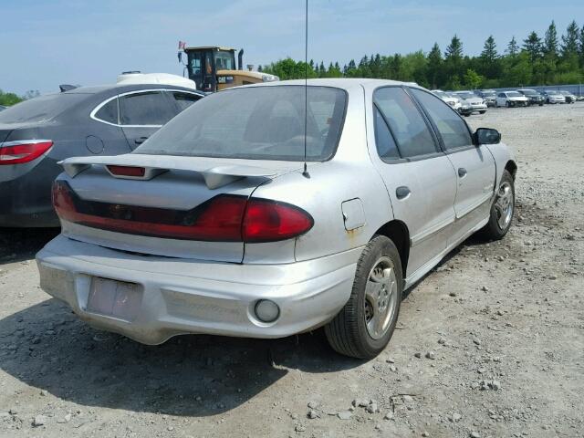 1G2JB52F947323235 - 2004 PONTIAC SUNFIRE SL SILVER photo 4