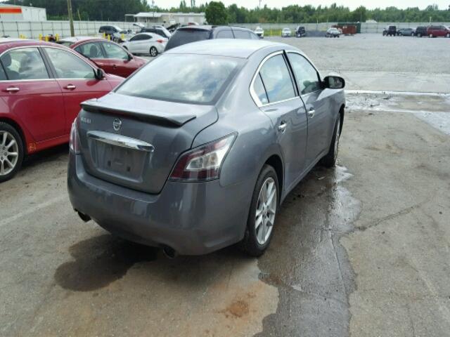 1N4AA5AP2EC460539 - 2014 NISSAN MAXIMA S GRAY photo 4