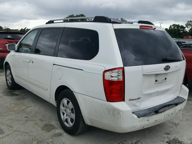 KNDMB233866078948 - 2006 KIA SEDONA EX WHITE photo 3