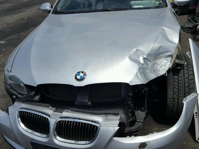 WBAWC335X7PD06540 - 2007 BMW 328 XI SILVER photo 7