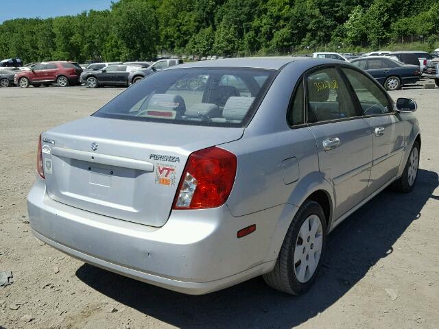 KL5JD56Z67K528626 - 2007 SUZUKI FORENZA BA SILVER photo 4