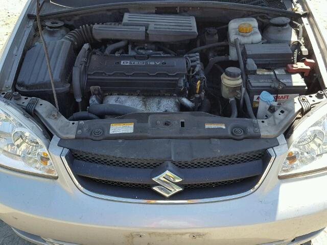 KL5JD56Z67K528626 - 2007 SUZUKI FORENZA BA SILVER photo 7