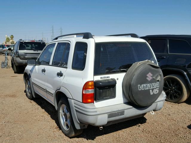 2S3TE62V046104061 - 2004 SUZUKI VITARA LX WHITE photo 3