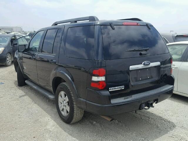 1FMEU63EX8UB01163 - 2008 FORD EXPLORER X BLACK photo 3