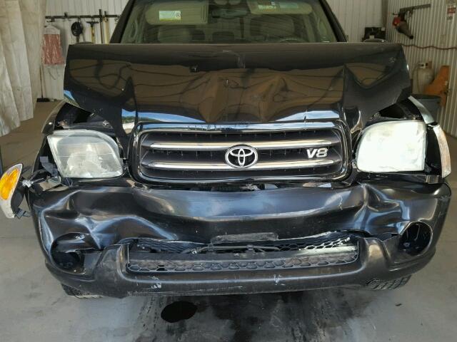 5TDBT48A14S218486 - 2004 TOYOTA SEQUOIA LI BLACK photo 7