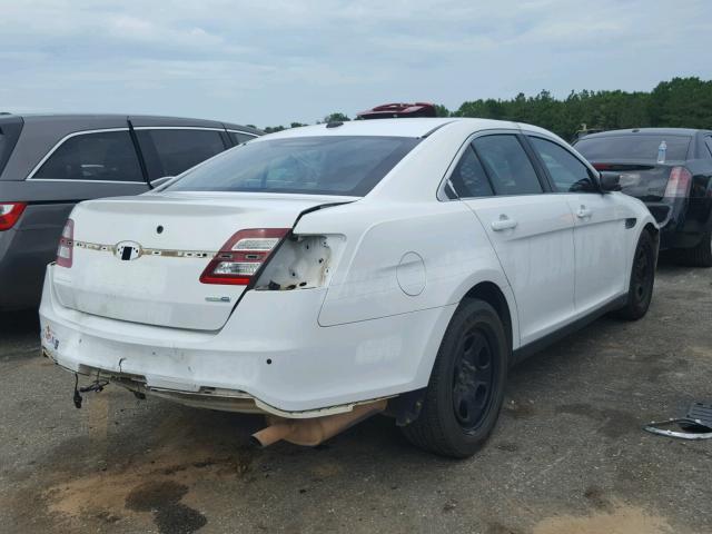 1FAHP2M87DG143539 - 2013 FORD TAURUS POL WHITE photo 4