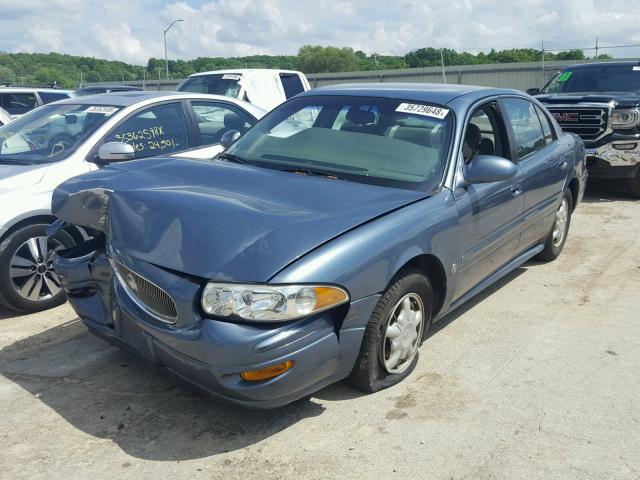 1G4HP54K914292423 - 2001 BUICK LESABRE CU BLUE photo 2