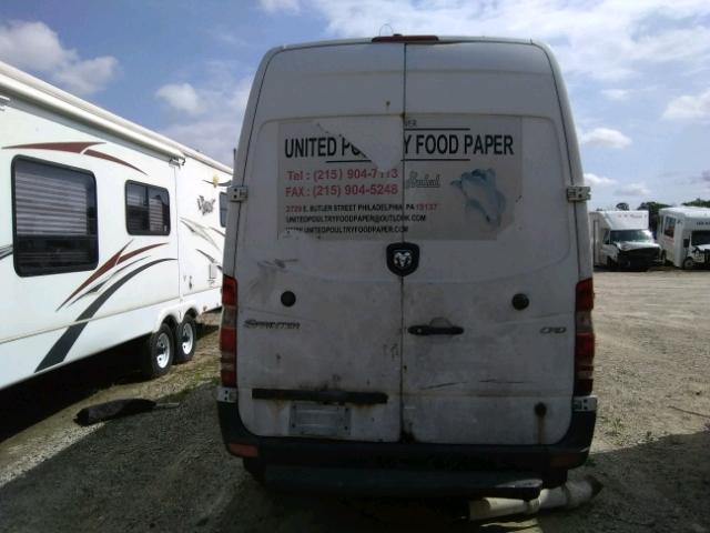 WD0PF345475211405 - 2007 DODGE SPRINTER 3 WHITE photo 6