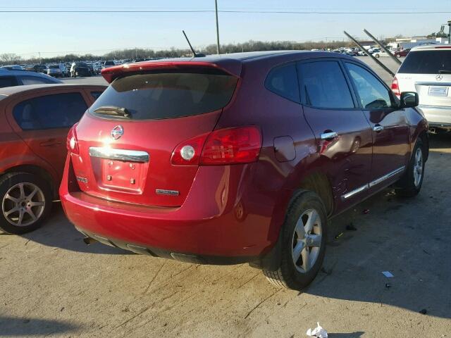 JN8AS5MT3CW268305 - 2012 NISSAN ROGUE S/SV MAROON photo 4