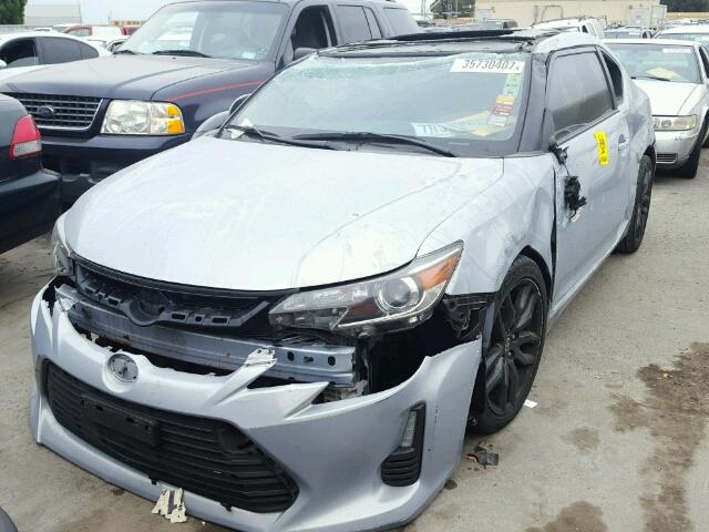 JTKJF5C7XE3074324 - 2014 TOYOTA SCION TC GRAY photo 2