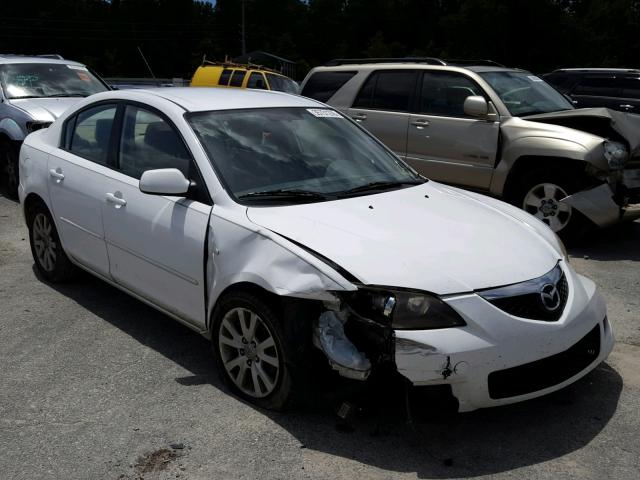 JM1BK32FX81781864 - 2008 MAZDA 3 I WHITE photo 1