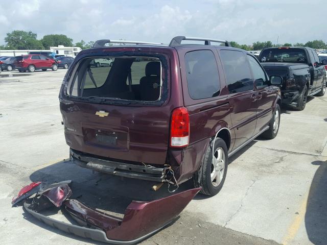 1GNDV33168D203169 - 2008 CHEVROLET UPLANDER L 勃艮第红 照片 4