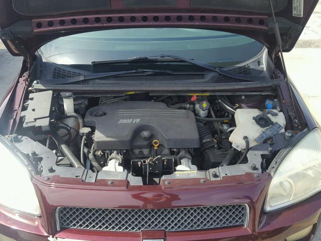 1GNDV33168D203169 - 2008 CHEVROLET UPLANDER L 勃艮第红 照片 7