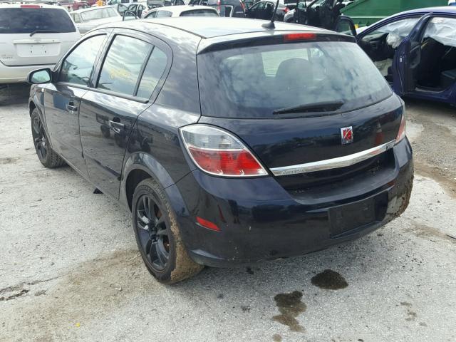 W08AR671285082090 - 2008 SATURN ASTRA XE BLACK photo 3