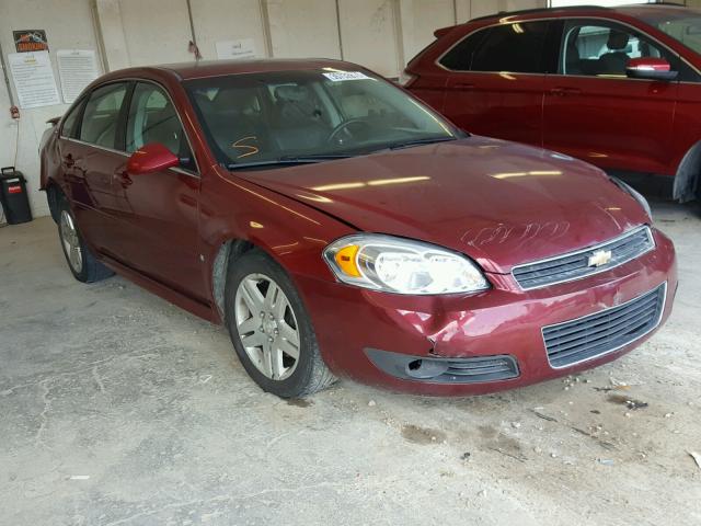 2G1WC57M891152562 - 2009 CHEVROLET IMPALA 2LT MAROON photo 1