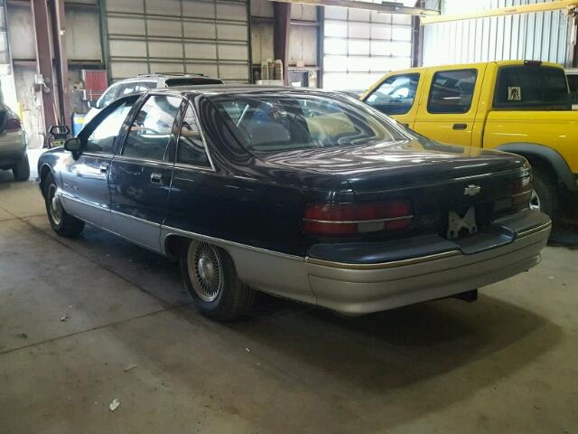 1G1BN53E2NR101714 - 1992 CHEVROLET CAPRICE CL BLUE photo 3