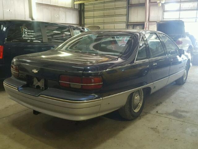 1G1BN53E2NR101714 - 1992 CHEVROLET CAPRICE CL BLUE photo 4