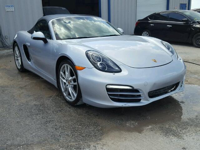 WP0CA2A82ES120582 - 2014 PORSCHE BOXSTER SILVER photo 1