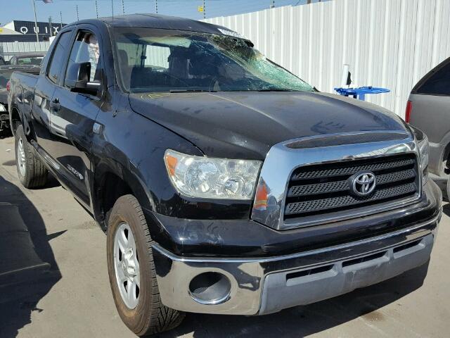 5TFRT54187X015684 - 2007 TOYOTA TUNDRA DOU BLACK photo 1