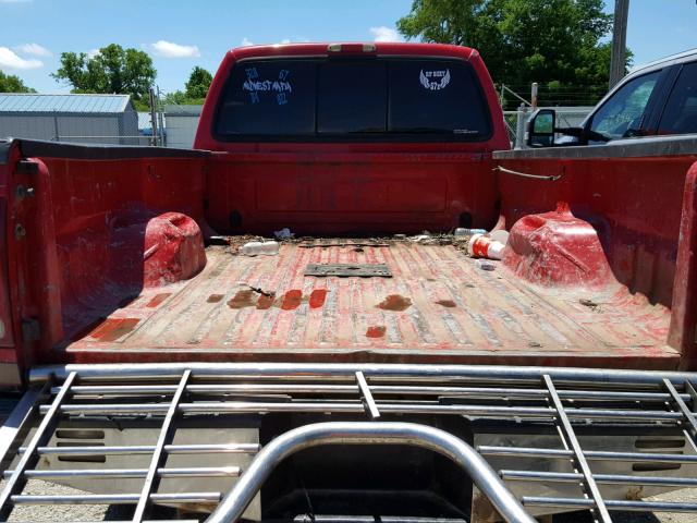 1FTSW31FXXEA16215 - 1999 FORD F350 SRW S RED photo 6