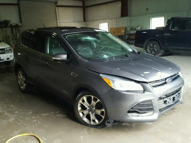 1FMCU9HX4DUC63254 - 2013 FORD ESCAPE SEL GRAY photo 1