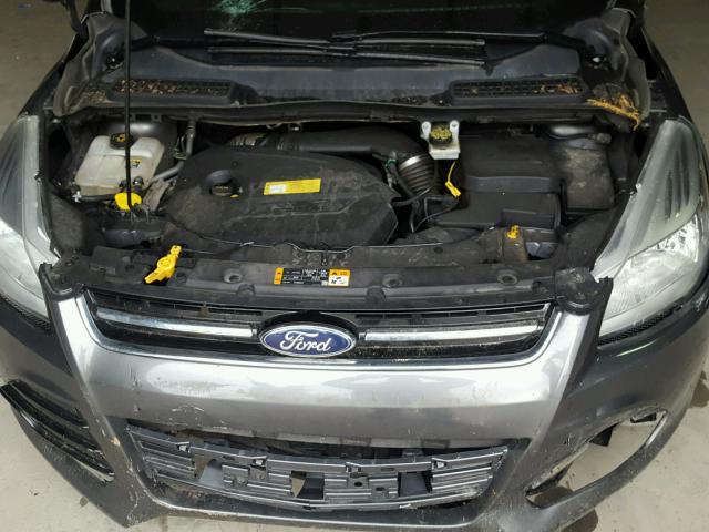 1FMCU9HX4DUC63254 - 2013 FORD ESCAPE SEL GRAY photo 7