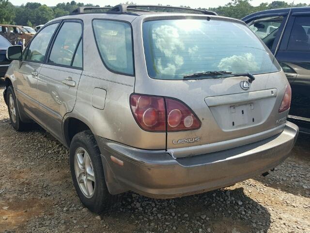 JT6GF10U7Y0058275 - 2000 LEXUS RX 300 GOLD photo 3